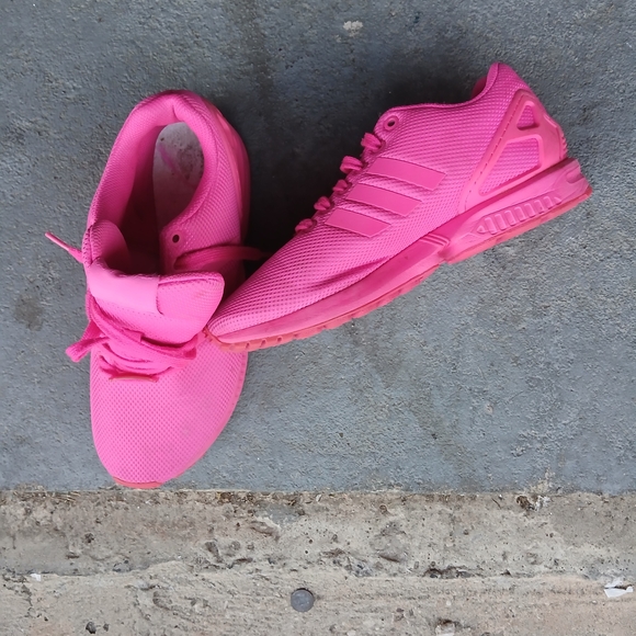 Adidas Women's Pink Athletic Shoes Size7 - Picture 4 of 6